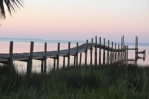 Abandoned Docks in Florida Coast